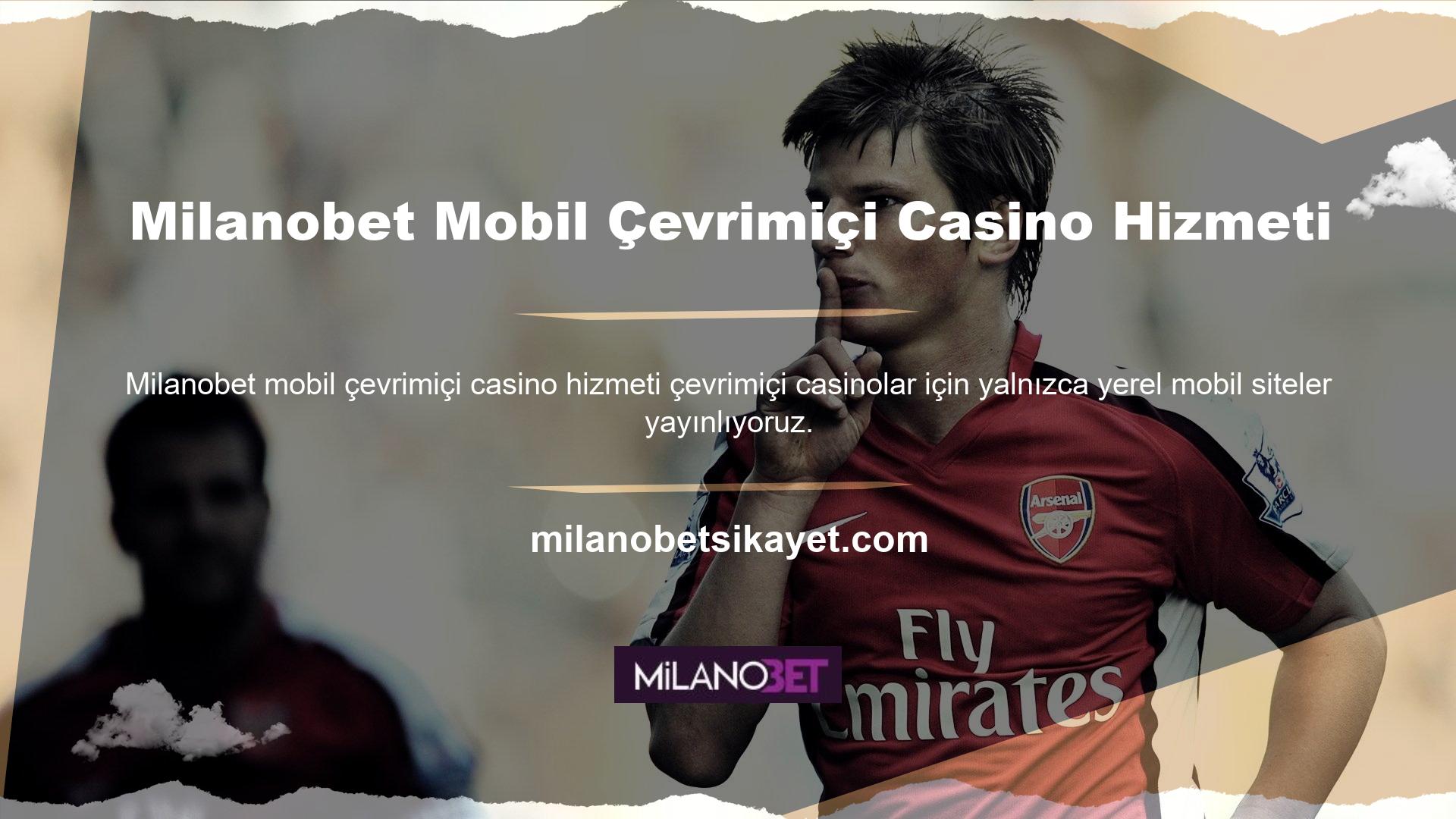 Şu anda ülkemizde faaliyet gösteren mobil casino siteleri arasında en kaliteli hizmeti ve web sitesini Milanobet sunmaktadır