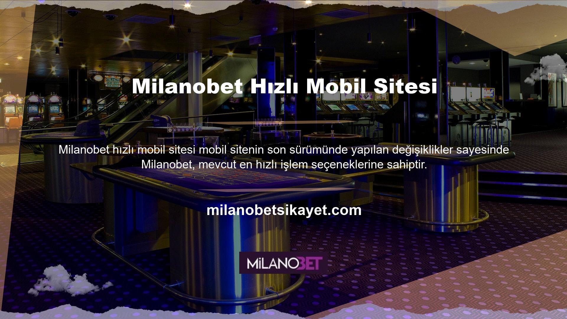 Milanobet Mobil Web Sitesini akıllı telefonunuzun internet tarayıcısı üzerinden kontrol edebilirsiniz